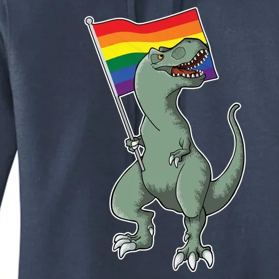 LGBT Pride TRex Dinosaur Women's Pullover Hoodie