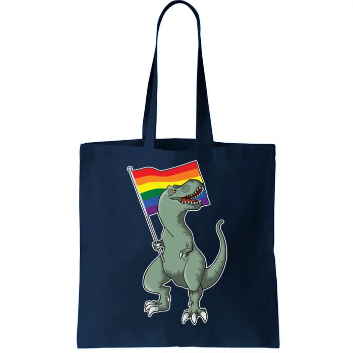 LGBT Pride TRex Dinosaur Tote Bag