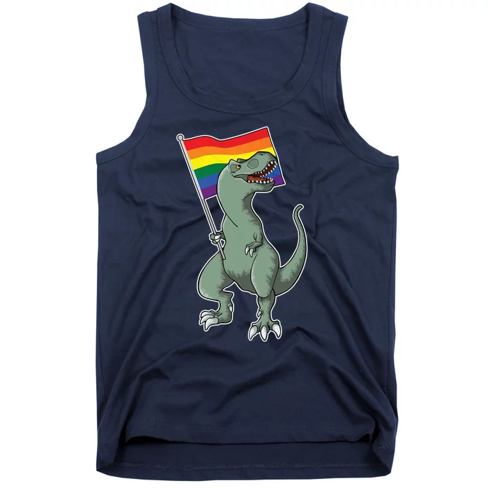 LGBT Pride TRex Dinosaur Tank Top