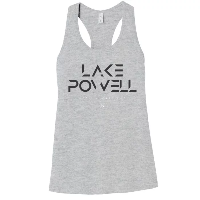 Lake Powell Tonal Type Women's Racerback Tank