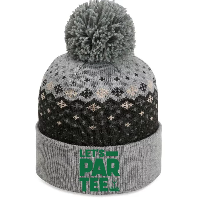 Lets Par Tee Golf The Baniff Cuffed Pom Beanie