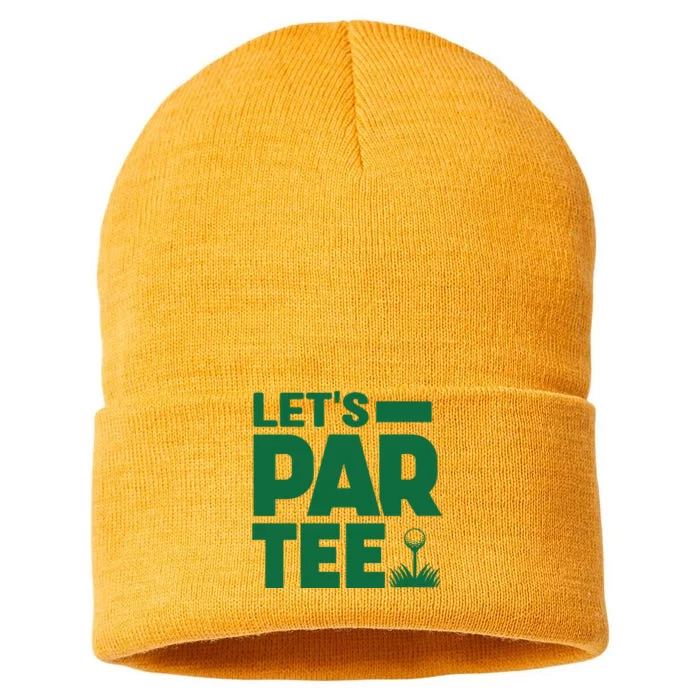 Lets Par Tee Golf Sustainable Knit Beanie