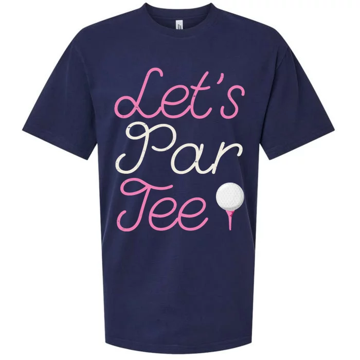 Lets Par Tee Funny Party Golf Sueded Cloud Jersey T-Shirt