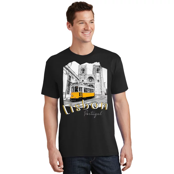 Lisbon Portugal Tram Portuguese Souvenirs Lisboa Lisbon City T-Shirt