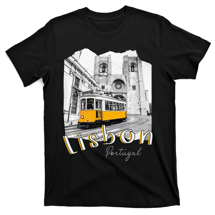 Lisbon Portugal Tram Portuguese Souvenirs Lisboa Lisbon City T-Shirt