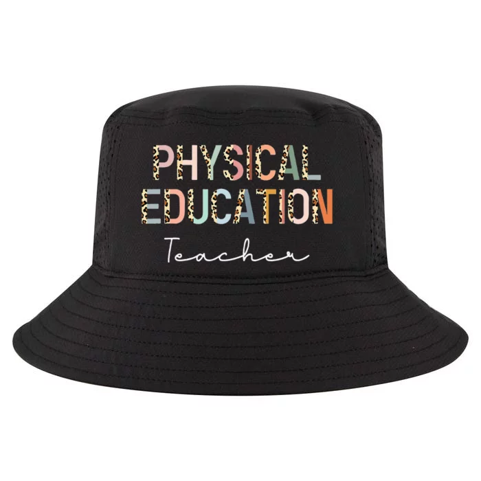 Leopard Pe Teacher Back to School Physical Education Teacher Cool Comfort Performance Bucket Hat