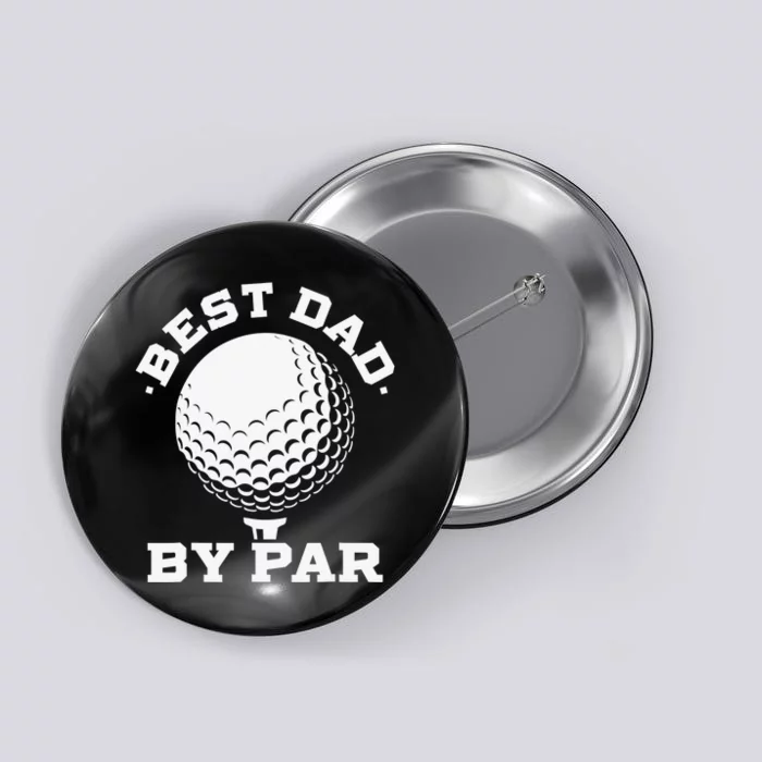 Let's Par Tee Golf Player Golfer Dad Papa Funny Button