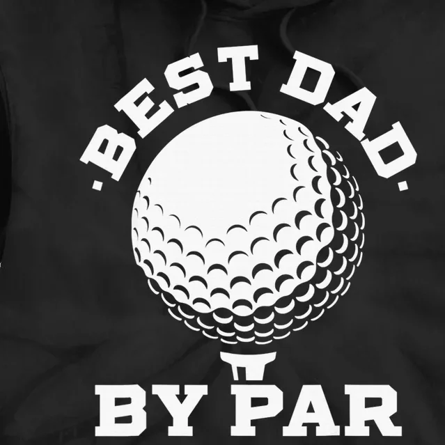 Let's Par Tee Golf Player Golfer Dad Papa Funny Tie Dye Hoodie