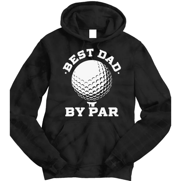 Let's Par Tee Golf Player Golfer Dad Papa Funny Tie Dye Hoodie