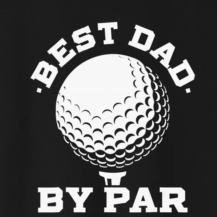 Let's Par Tee Golf Player Golfer Dad Papa Funny Women's Crop Top Tee