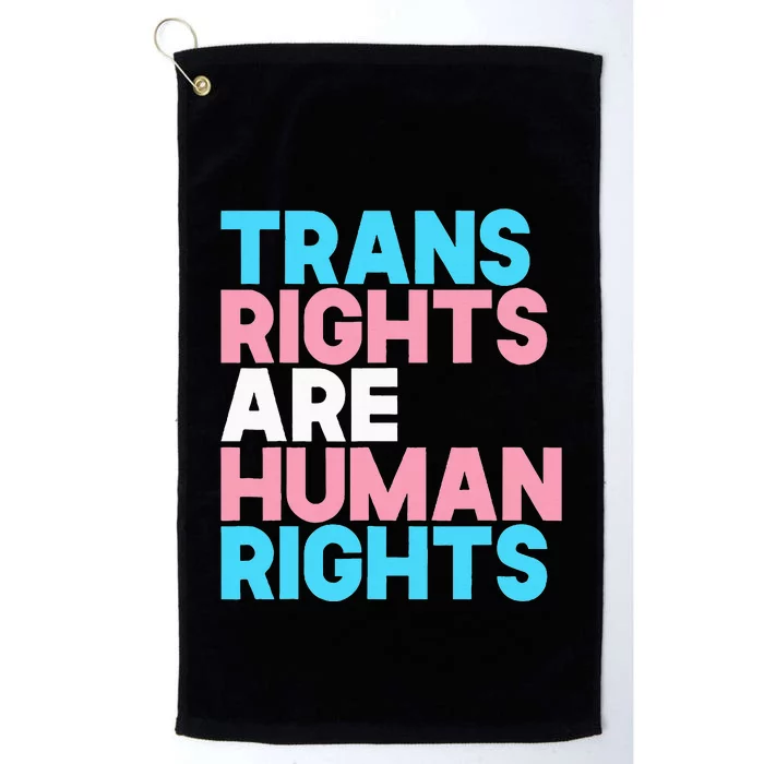 Lgbt Pride Tran Right Are Human Rights Platinum Collection Golf Towel