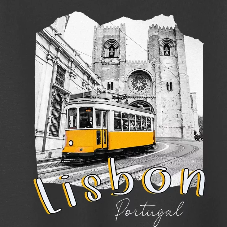 Lisbon Portugal Tram Portuguese Souvenirs Lisboa Lisbon City Toddler T-Shirt