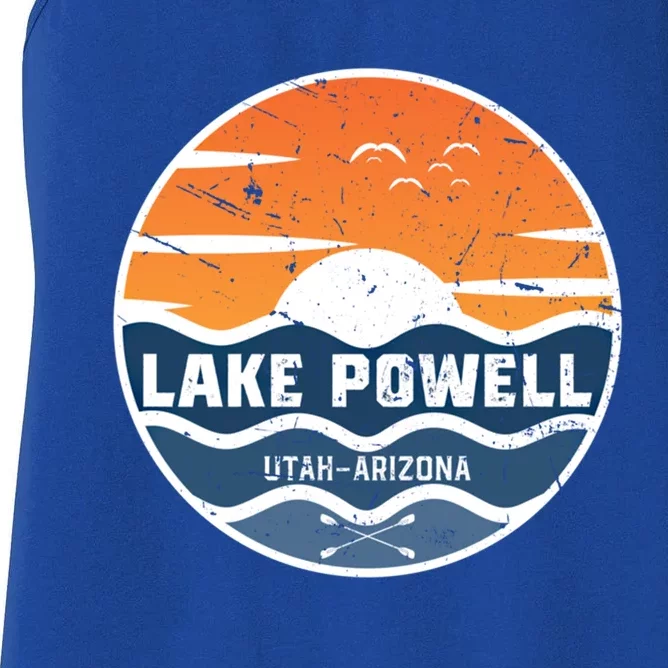 Lake Powell Utah Arizona Funny Gift Lake Powell Great Gift Women's Racerback Tank