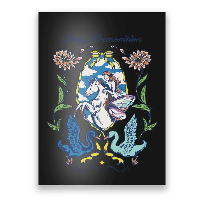 Lively Premonition Unicorn Poster