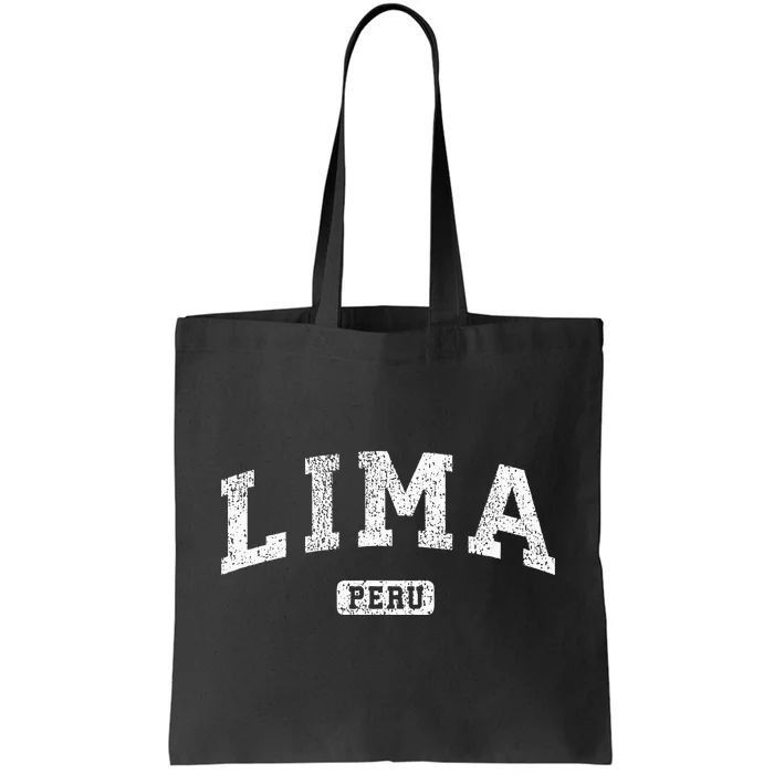 Lima Peru Vintage Sports Design Tote Bag