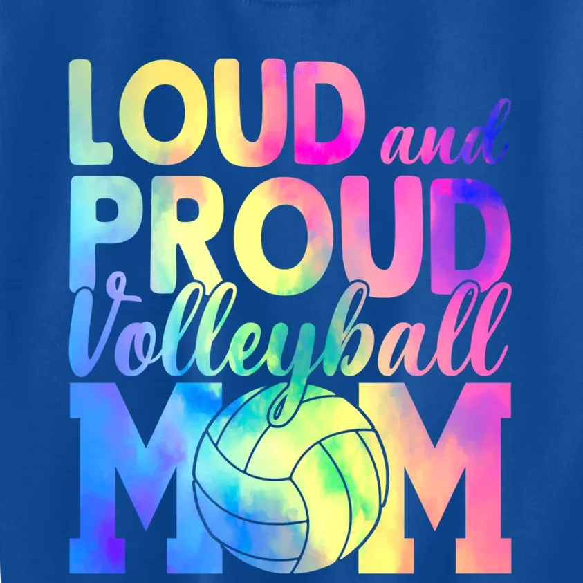 Loud Proud Volleyball Mama Volleyball Mom Game Day Vibes Cute Gift Kids Sweatshirt