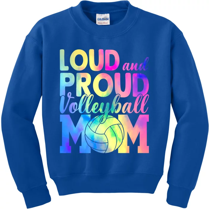 Loud Proud Volleyball Mama Volleyball Mom Game Day Vibes Cute Gift Kids Sweatshirt