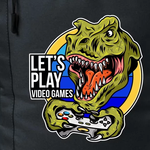 Lets Play Video Games T Rex Daily Commute Backpack