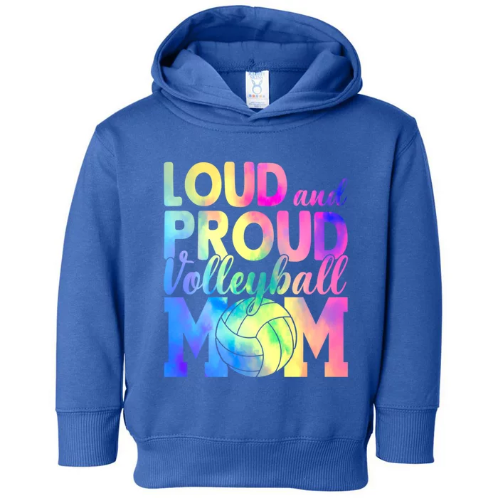 Loud Proud Volleyball Mama Volleyball Mom Game Day Vibes Great Gift Toddler Hoodie