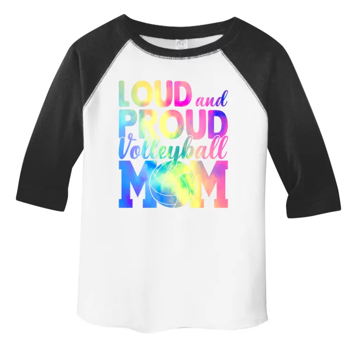 Loud Proud Volleyball Mama Volleyball Mom Game Day Vibes Great Gift Toddler Fine Jersey T-Shirt