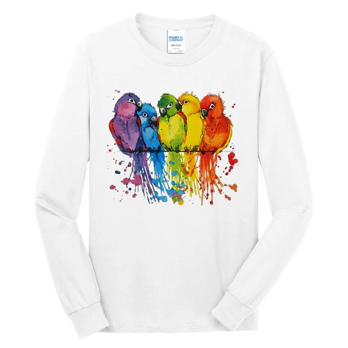 Love Parrot Women Parrot Lovers Tall Long Sleeve T-Shirt