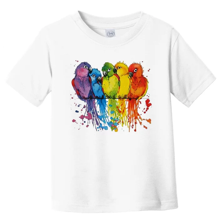 Love Parrot Women Parrot Lovers Toddler T-Shirt