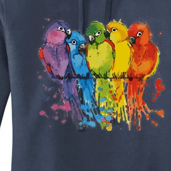 Love Parrot Wo Parrot Lovers Women's Pullover Hoodie