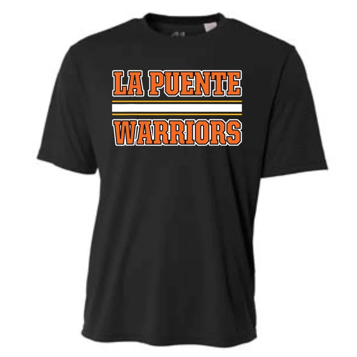 La Puente Warriors Horizontal Stripes Cooling Performance Crew T-Shirt