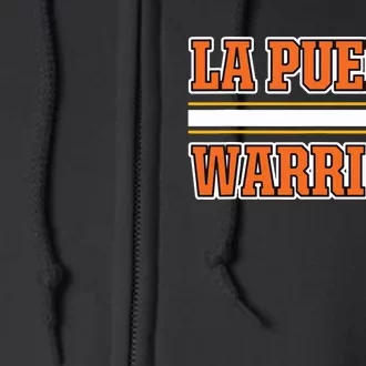 La Puente Warriors Horizontal Stripes Full Zip Hoodie