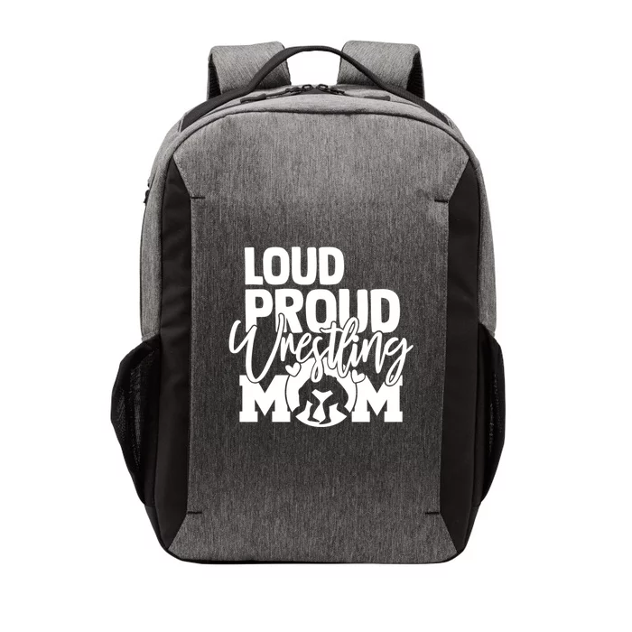 Loud Proud Wrestling Mom Mother Gift Vector Backpack