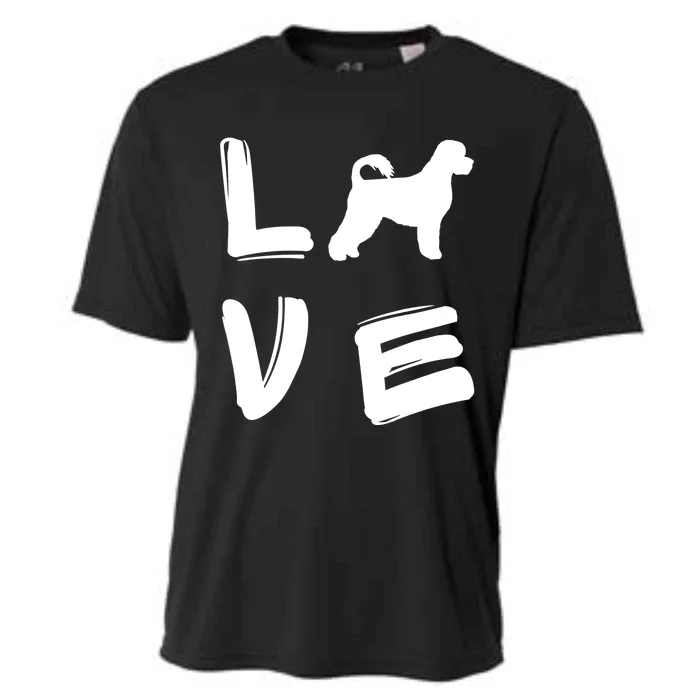 Love Portuguese Water Dog Gift Cooling Performance Crew T-Shirt