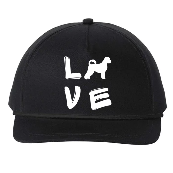 Love Portuguese Water Dog Gift Snapback Five-Panel Rope Hat