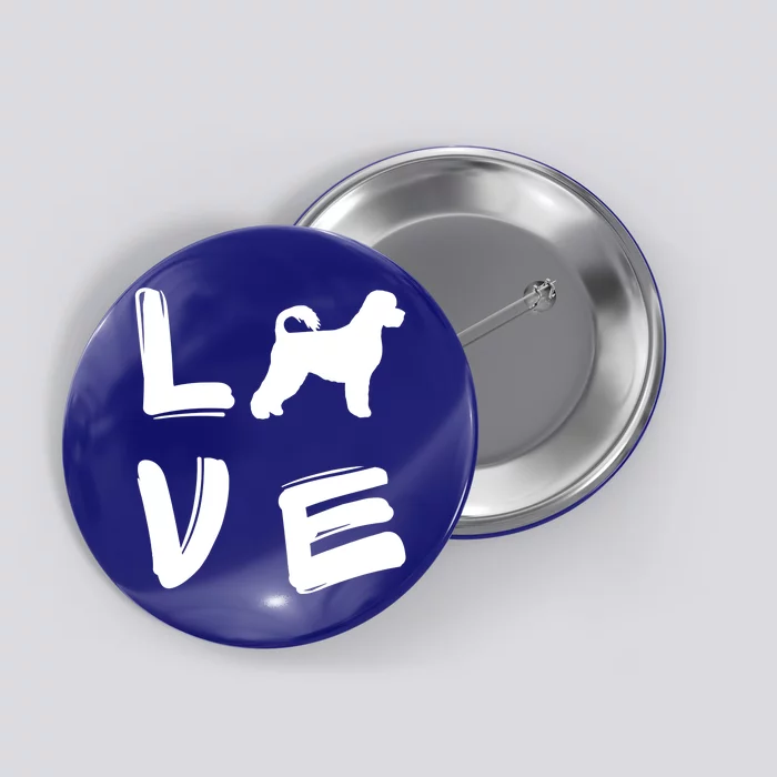 Love Portuguese Water Dog Gift Button