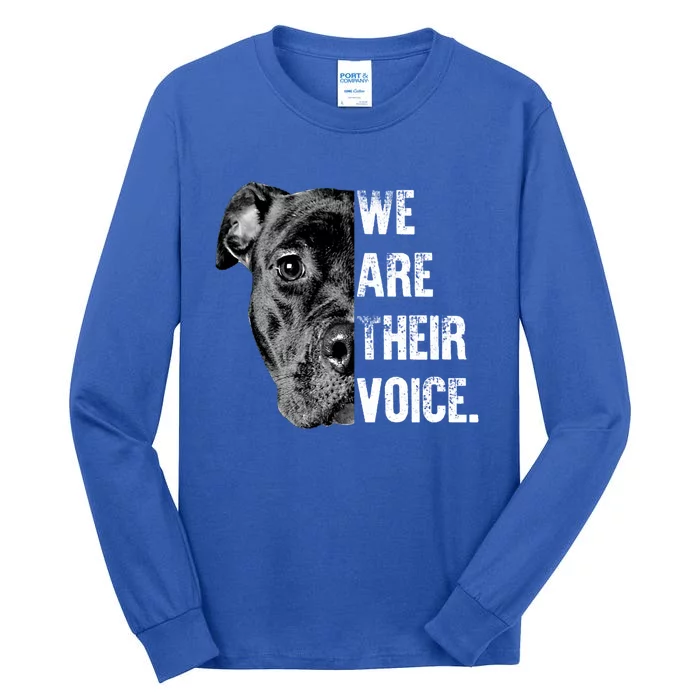 Love Pitbull / We Are Their Voice Meaningful Gift Tall Long Sleeve T-Shirt