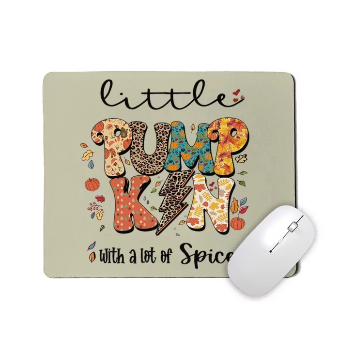 Little Pumpkin With A Lot Of Spice Clipart Halloween Mousepad