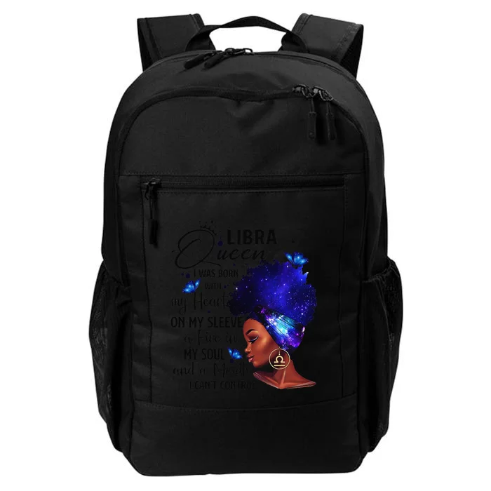 Libra Queen Afro Melanin Birthday Gift For Black Wo Daily Commute Backpack