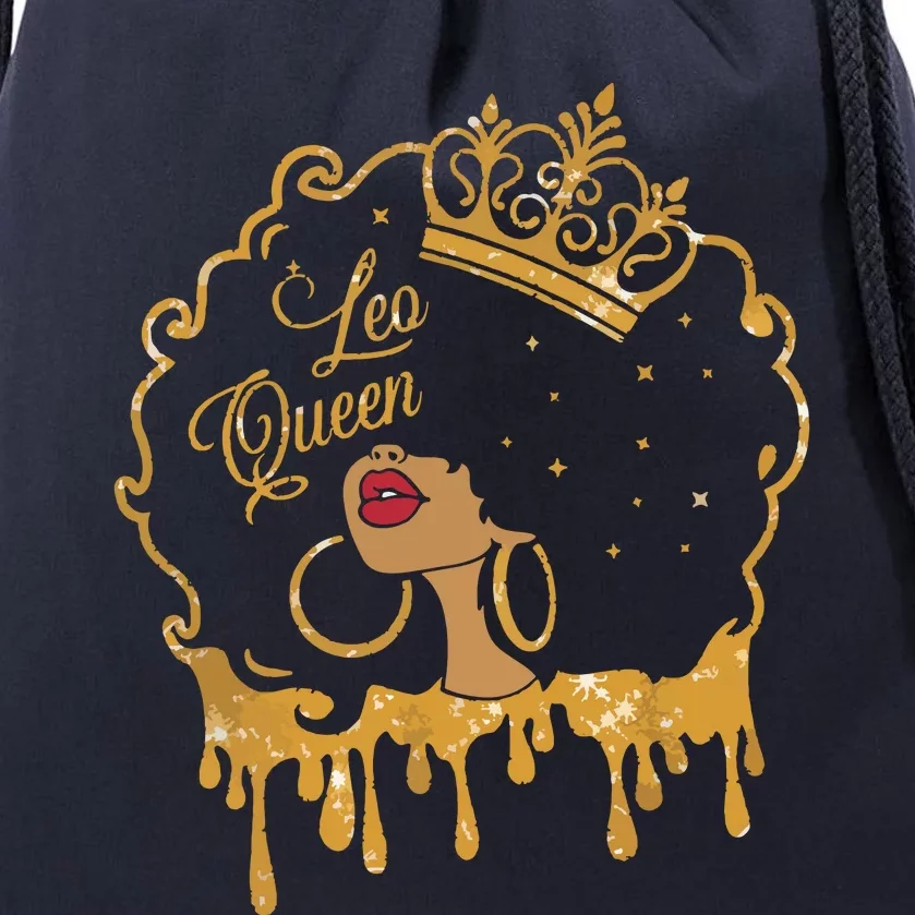 Leo Queens Are Born In July 23 August 22 Birthday Drawstring Bag