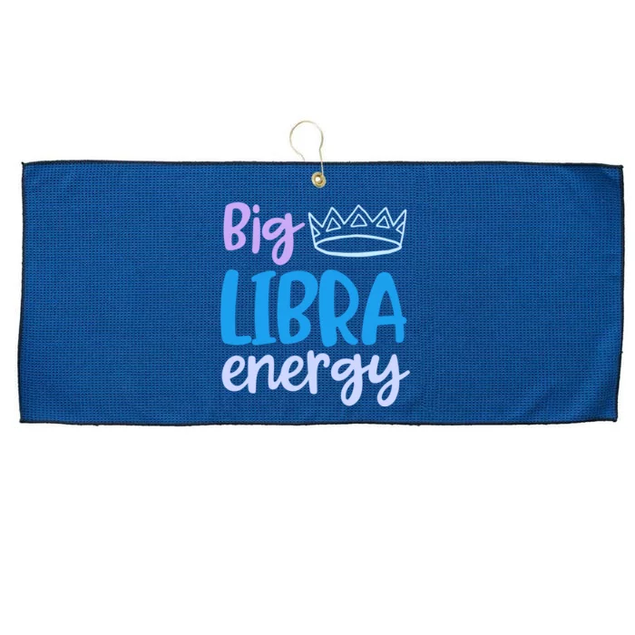 Libra Queen Big Libra Energy Season Women Birthday Crown Large Microfiber Waffle Golf Towel