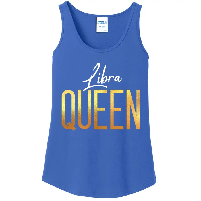 Libra Queen / Classy Libra Birthday Astrology Sign Gift Ladies Essential Tank