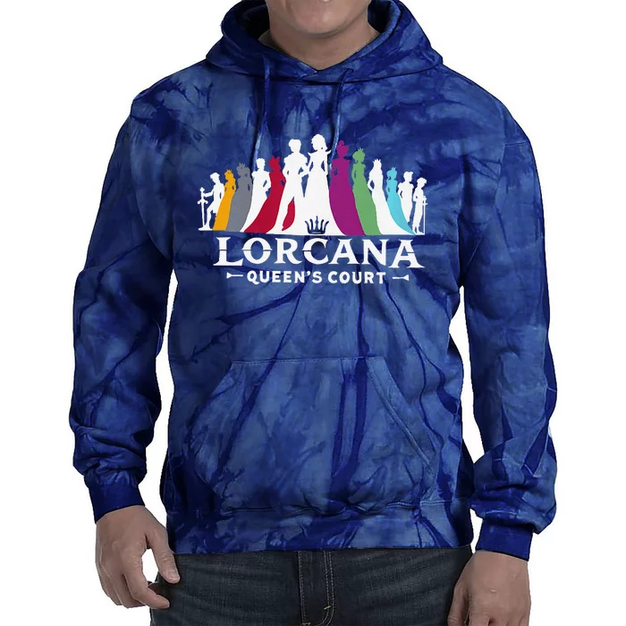 Lorcana QueenS Court Premium Tie Dye Hoodie