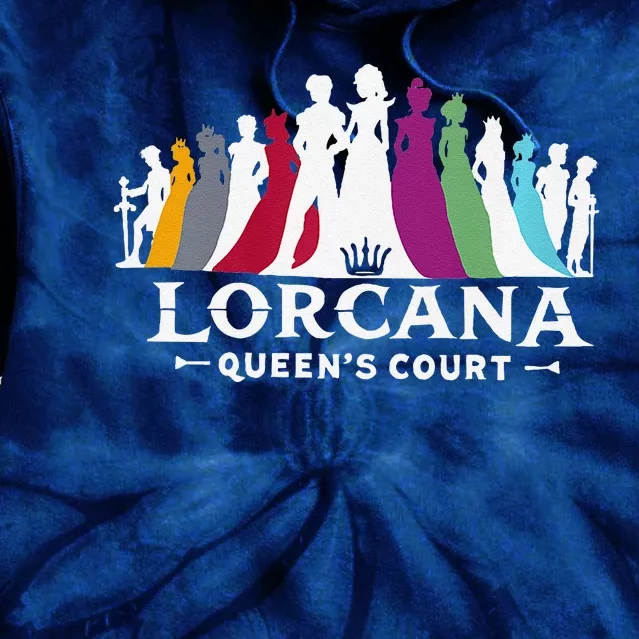 Lorcana QueenS Court Premium Tie Dye Hoodie