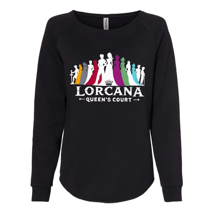 Lorcana QueenS Court Womens California Wash Sweatshirt