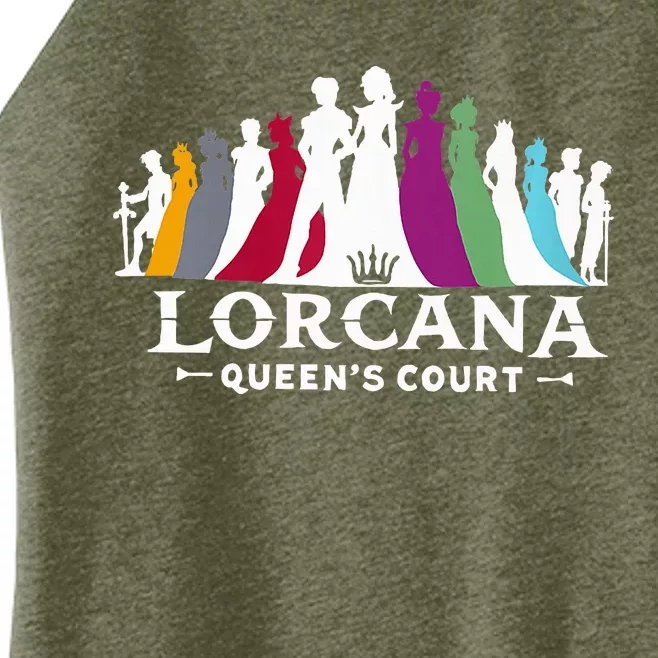 Lorcana QueenS Court Women’s Perfect Tri Rocker Tank