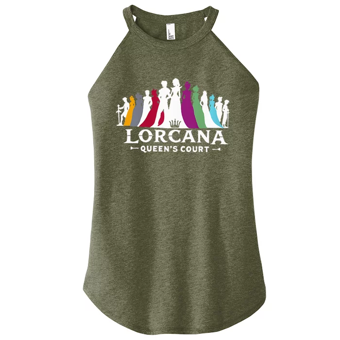 Lorcana QueenS Court Women’s Perfect Tri Rocker Tank