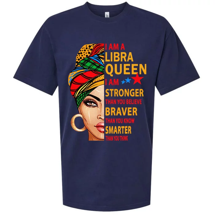 Libra queen I am stronger birthday gift for Libra zodiac Sueded Cloud Jersey T-Shirt