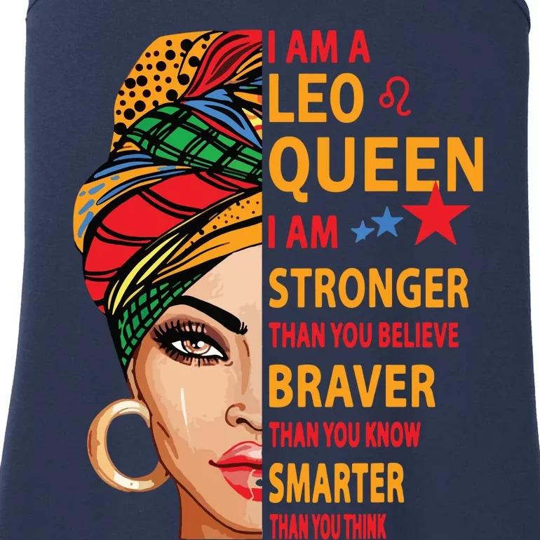 Leo Queen I Am Stronger Funny Birthday Gift For Leo Zodiac Ladies Essential Tank