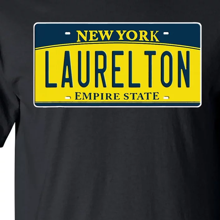 Laurelton Queens Ny New York Neighborhood License Plate Tall T-Shirt