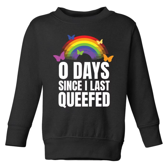 Love Queefing Queef Joke Funny Queefed Embarrassing Toddler Sweatshirt