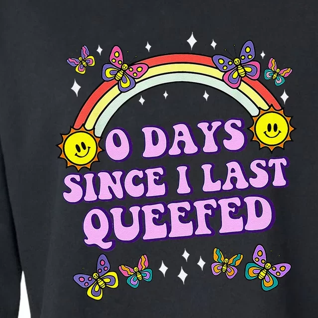 Love Queefing Queef Funny Queefed Embarrassing Adult Humor Cropped Pullover Crew