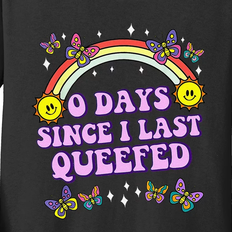 Love Queefing Queef Funny Queefed Embarrassing Adult Humor Kids Long Sleeve Shirt